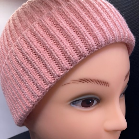 Wool Short Cuff Beanie Hat main image 2